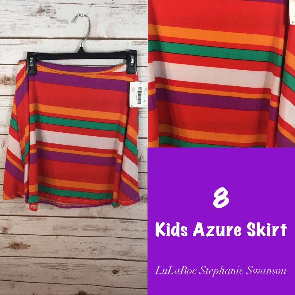 LuLaRoe kid’s azure skirt